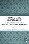 What is Legal Education for?