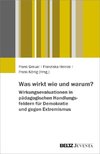 Was wirkt wie und warum? Wirkungsevaluationen in pädagogischen Handlungsfeldern für Demokratie und gegen Extremismus