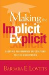 Lovitts, B:  Making the Implicit Explicit