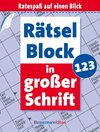 Rätselblock in großer Schrift 123 (5 Exemplare à 2,99 EUR)