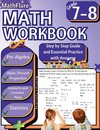 MathFlare - Math Workbook 7th and 8th Grade