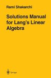 Solutions Manual for Lang's Linear Algebra