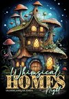 Whimsical Homes NIght Coloring Book for Adults