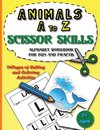 Animals A to Z scissor skills alphabet workbook  for fun and practis