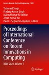 Proceedings of International Conference on Recent Innovations in Computing