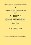 Annotated Catalogue of African Grasshoppers