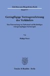 Geringfügige Vertragsverletzung des Verkäufers.