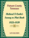 Putname County, Tennessee, Richard F. Cook's Survey or Plat Book, 1825-1839