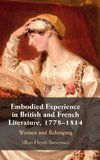 Embodied Experience in British and French Literature, 1778-1814