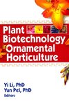 Li, Y: Plant Biotechnology in Ornamental Horticulture