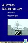 Erbacher, S: Australian Restitution Law