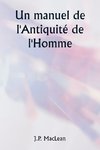 Un manuel de l'Antiquité de l'Homme