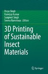 3D Printing of Sustainable Insect Materials