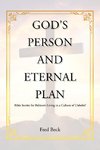 God's Person and Eternal Plan