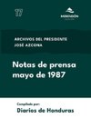 Notas de Prensa mayo de 1987