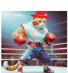 The Muscular Boxing Cat