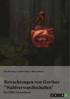 Betrachtungen von Goethes 