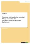 Ökonomie und Gesellschaft nach Karl Polanyi. Geschichte der Volkswirtschaftslehre. Kritik am Kapitalismus