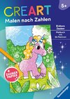 Ravensburger CreArt Malen nach Zahlen ab 5: Einhorn Zauber, Malbuch, 24 Motive, Zauberpapier