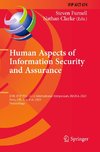 Human Aspects of Information Security and Assurance