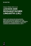 Die einzelnen romanischen Sprachen und Sprachgebiete von der Renaissance bis zur Gegenwart: Rumänisch, Dalmatisch / Istroromanisch, Friaulisch, Ladinisch, Bündnerromanisch