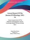 Annual Report Of The Bureau Of Ethnology 1893-94