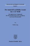 Der materiell-rechtliche Ansatz des § 127 StGB