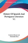 History Of Spanish And Portuguese Literature V1