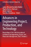 Advances in Engineering Project, Production, and Technology