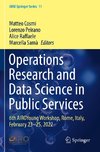 Operations Research and Data Science in Public Services