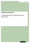 Comprensión lectora a partir de textos instructivos