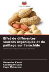 Effet de différentes sources organiques et du paillage sur l'arachide