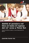 Abilità di pensiero nel libro di testo di inglese del 12° anno a Timor Est