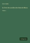 Le livre des syndics des états de Béarn