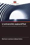 L'université aujourd'hui