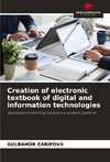 Creation of electronic textbook of digital and information technologies