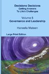 Volume 5 Governance and Leadership