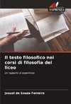 Il testo filosofico nei corsi di filosofia del liceo