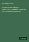 Literatur der sogenannten Lehnin'schen Weissagung schematisch und chronologisch dargestellt