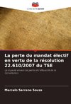 La perte du mandat électif en vertu de la résolution 22.610/2007 du TSE