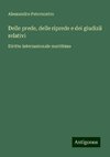 Delle prede, delle riprede e dei giudizii relativi