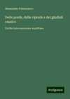 Delle prede, delle riprede e dei giudizii relativi