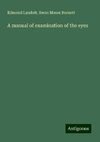 A manual of examination of the eyes