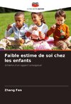 Faible estime de soi chez les enfants