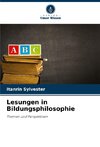 Lesungen in Bildungsphilosophie