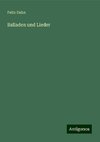 Balladen und Lieder