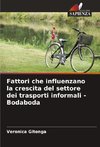 Fattori che influenzano la crescita del settore dei trasporti informali - Bodaboda