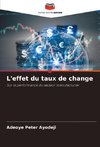 L'effet du taux de change