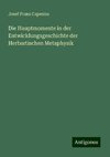 Die Hauptmomente in der Entwicklungsgeschichte der Herbartischen Metaphysik