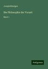 Die Philosophie der Vorzeit